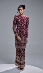 ARISYA KURUNG - BURGUNDY