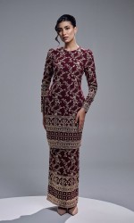 ARISYA KURUNG - BURGUNDY