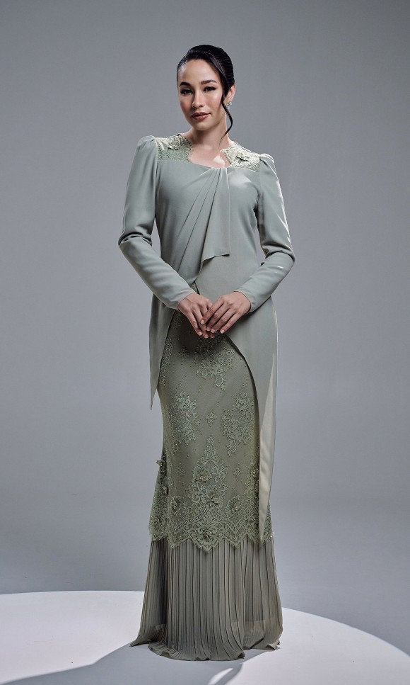 ELIYA DRESS - GEORGIAN GREEN ELIYA DRESS - GEORGIAN GREEN