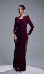 ELIYA DRESS - BURGUNDY