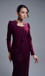 ELIYA DRESS - BURGUNDY