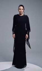 RAEESA DRESS - BLACK