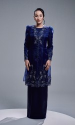 TIARA DRESS - NAVY