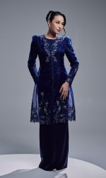 TIARA DRESS - NAVY