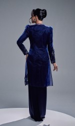 TIARA DRESS - NAVY