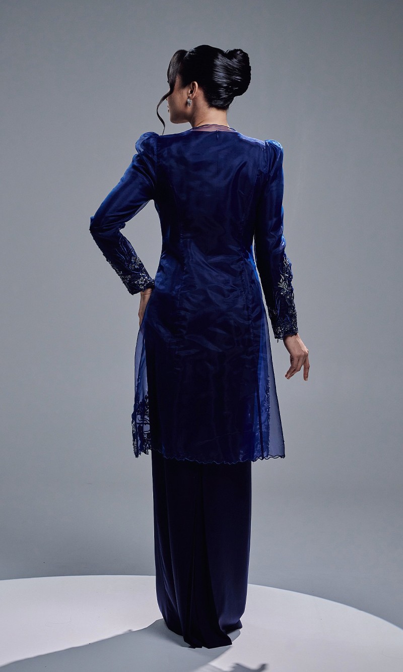 TIARA DRESS - NAVY