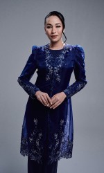 TIARA DRESS - NAVY