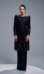 TIARA DRESS - BLACK