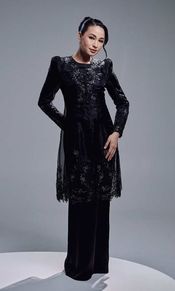 TIARA DRESS - BLACK