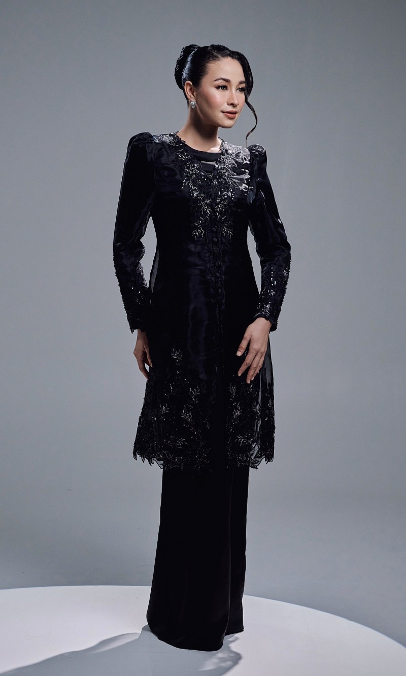 TIARA DRESS - BLACK