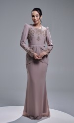 ASRIVIA DRESS - PALE MAUVE