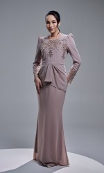 ASRIVIA DRESS - PALE MAUVE