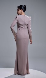 ASRIVIA DRESS - PALE MAUVE