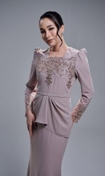 ASRIVIA DRESS - PALE MAUVE