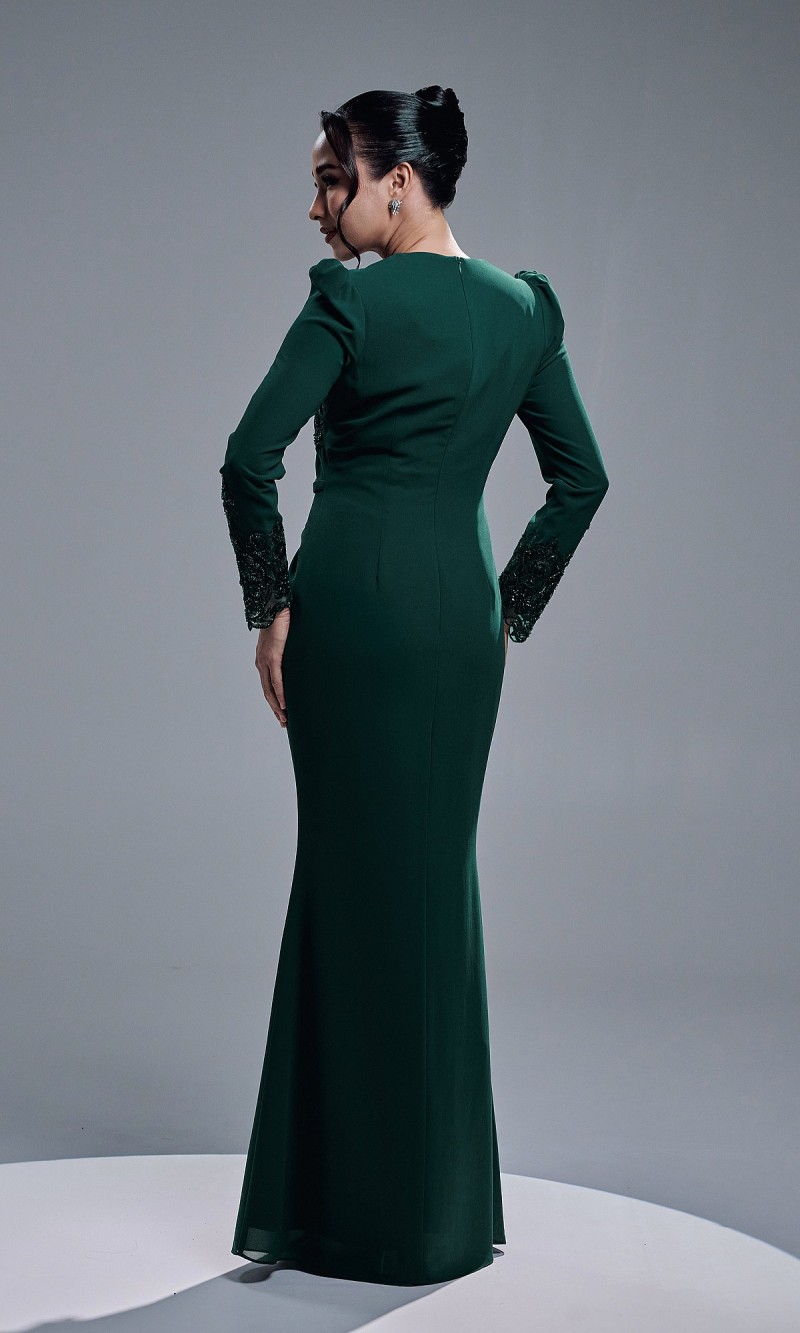 ASRIVIA DRESS - EMERALD