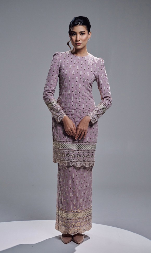 MARAVIA KURUNG - MAUVE BLUSH MARAVIA KURUNG - MAUVE BLUSH