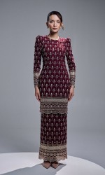 MARAVIA KURUNG - BURGUNDY