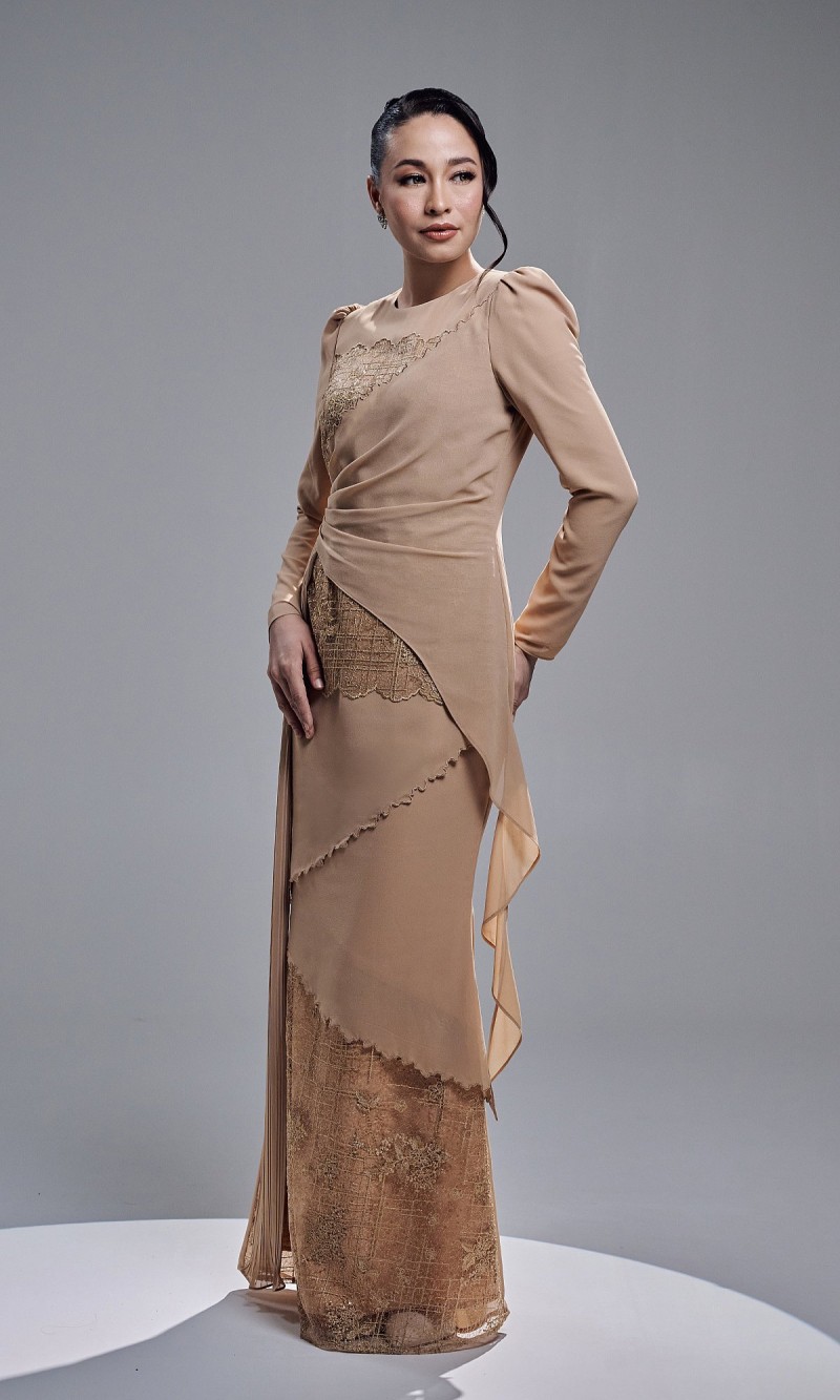 ESTALIA DRESS - GOLD