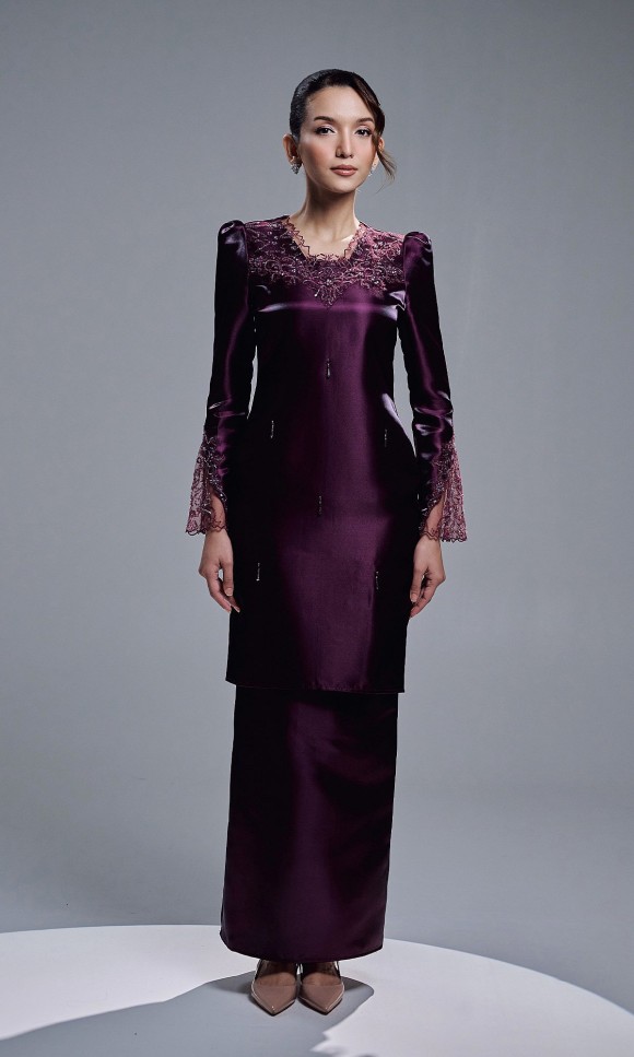 THALINA KURUNG - DARK PURPLE