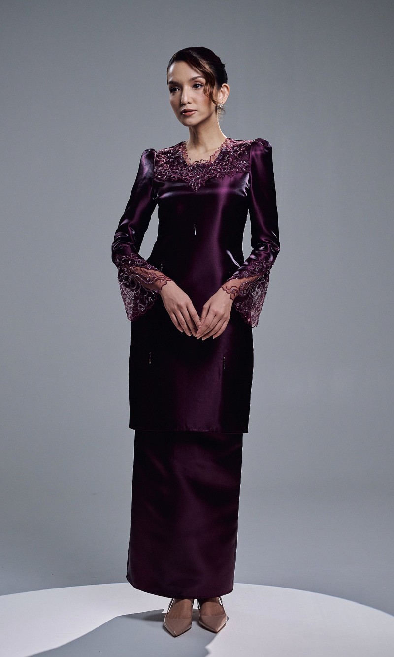 THALINA KURUNG - DARK PURPLE