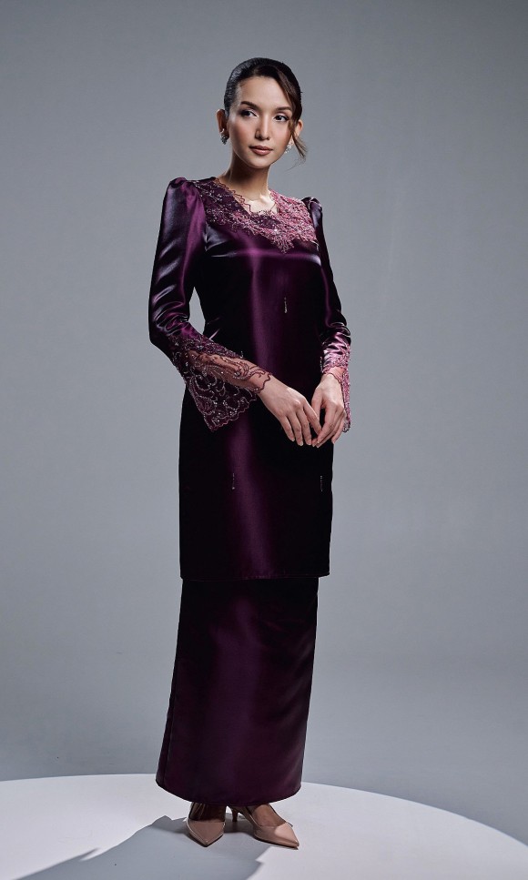 THALINA KURUNG - DARK PURPLE