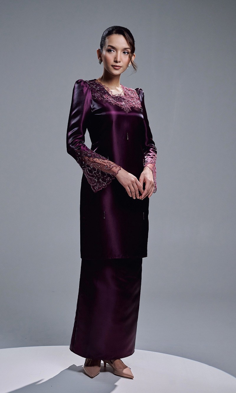 THALINA KURUNG - DARK PURPLE