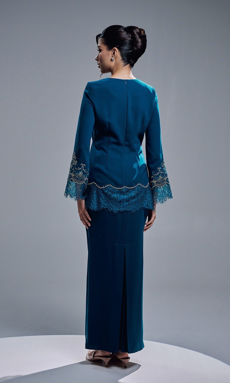 CAMERIA KURUNG - TEAL BLUE
