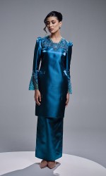 THALINA KURUNG - TEAL BLUE