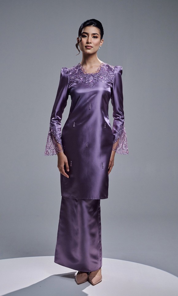 THALINA KURUNG - DUSTY PURPLE