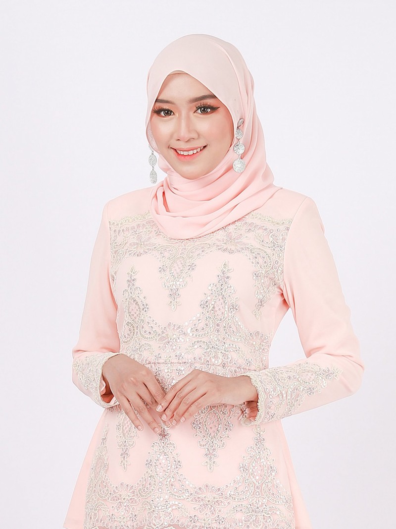 RESNIKA SHAWL - SOFT PEACH