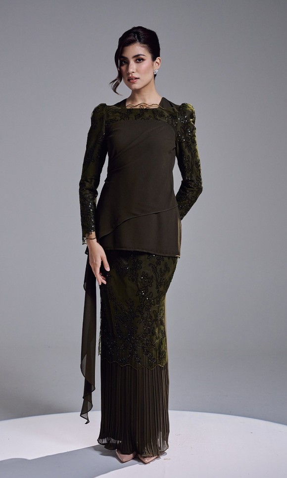 ESKADIA KURUNG - DARK OLIVE ESKADIA KURUNG - DARK OLIVE