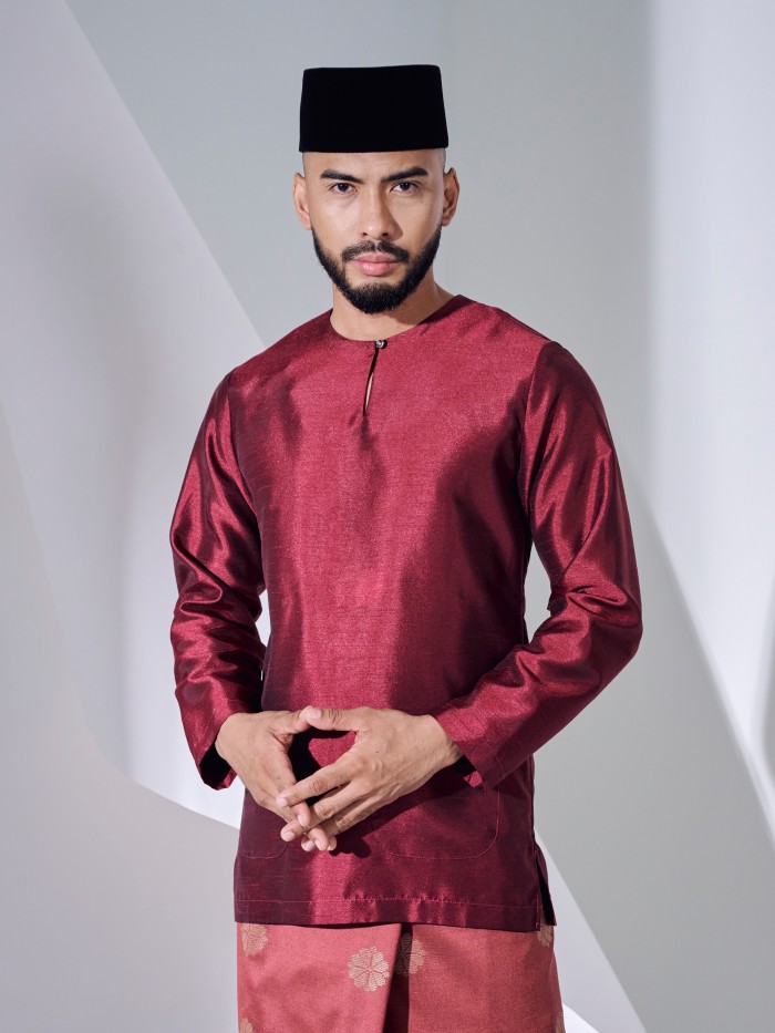 KAUFMAN BAJU MELAYU - MAROON