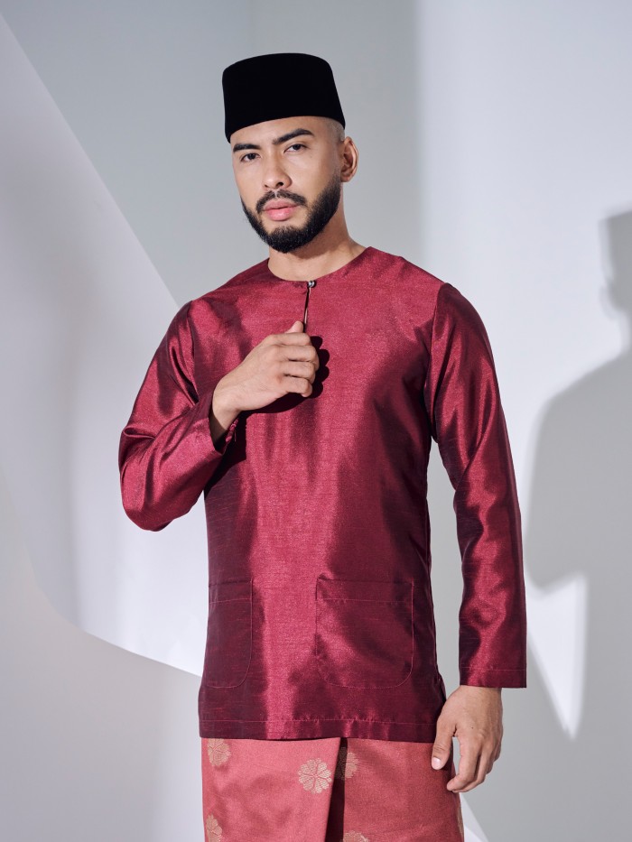 KAUFMAN BAJU MELAYU - MAROON