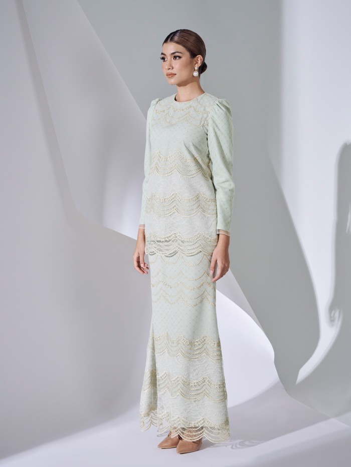 MAHARANEE KURUNG - DUSTY GREEN