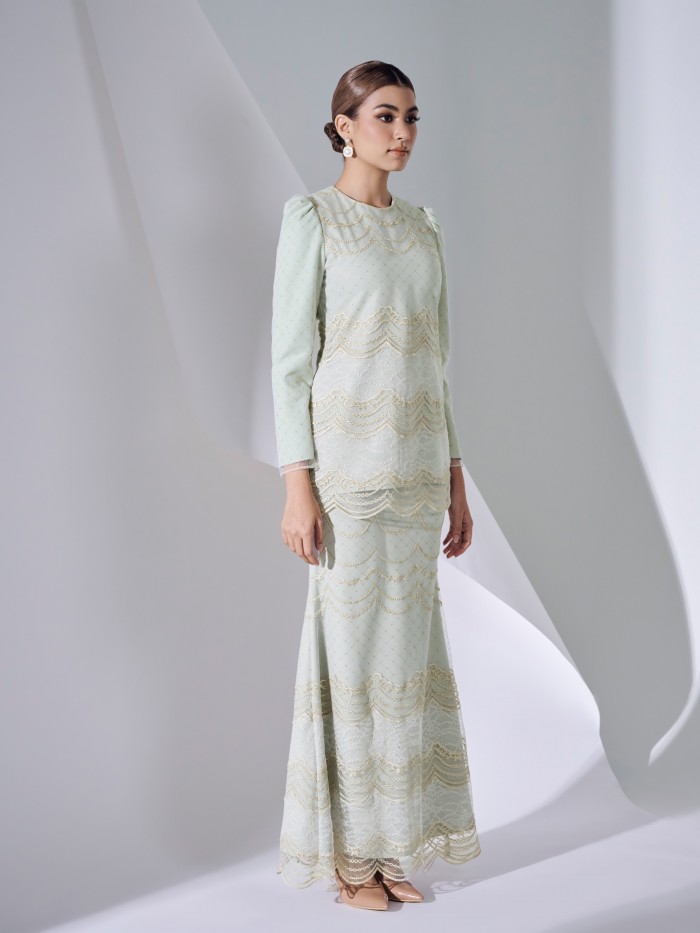 MAHARANEE KURUNG - DUSTY GREEN