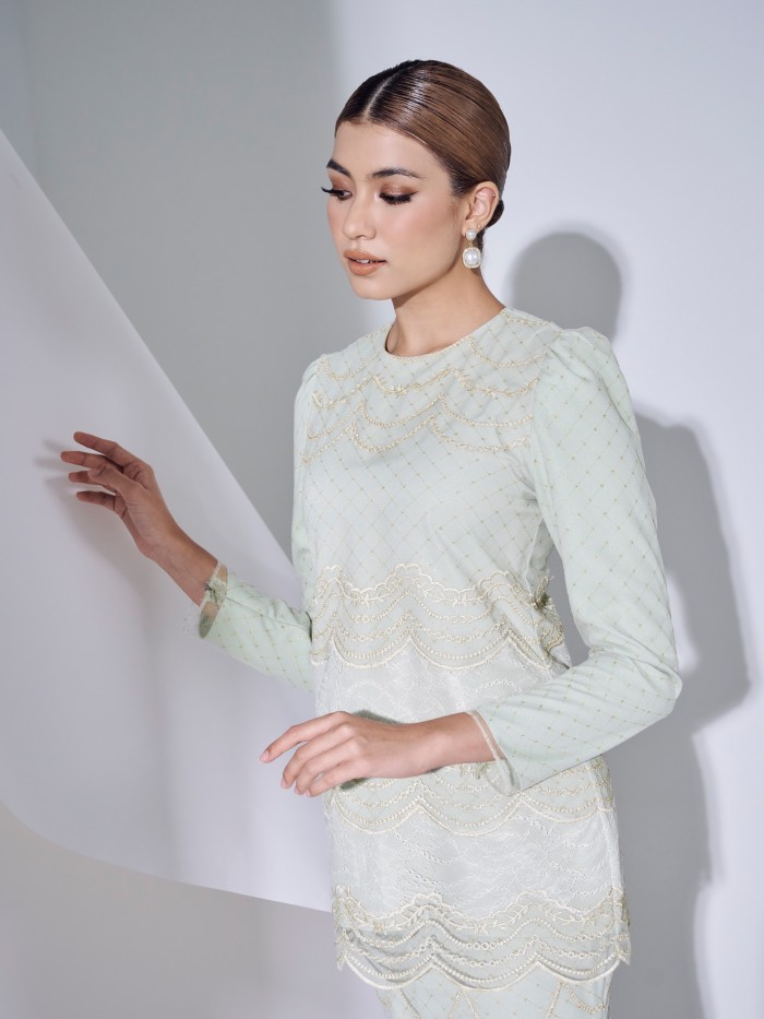 MAHARANEE KURUNG - DUSTY GREEN
