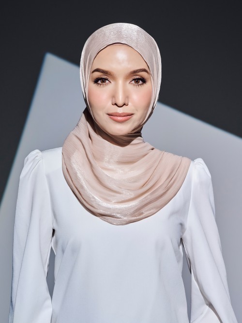 VIORA SHIMMER SHAWL - CHAMPAGNE