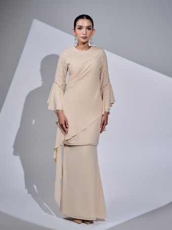 MISLIA KURUNG - GOLD CREAM