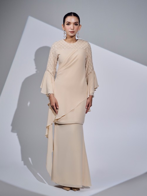 MISLIA KURUNG - GOLD CREAM