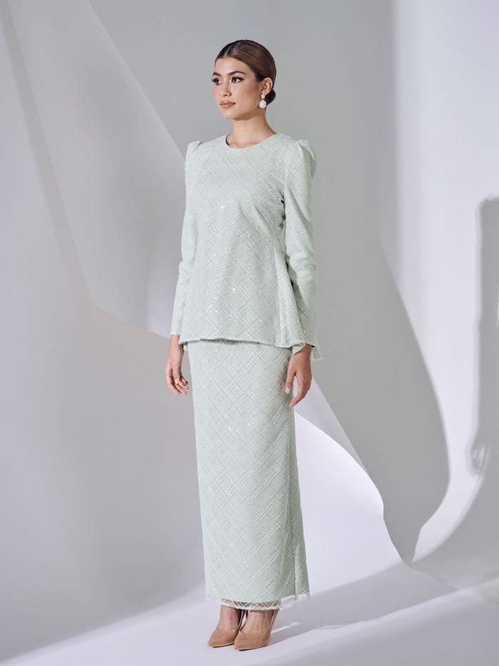 DELISHA KURUNG 3.0 - DUSTY GREEN