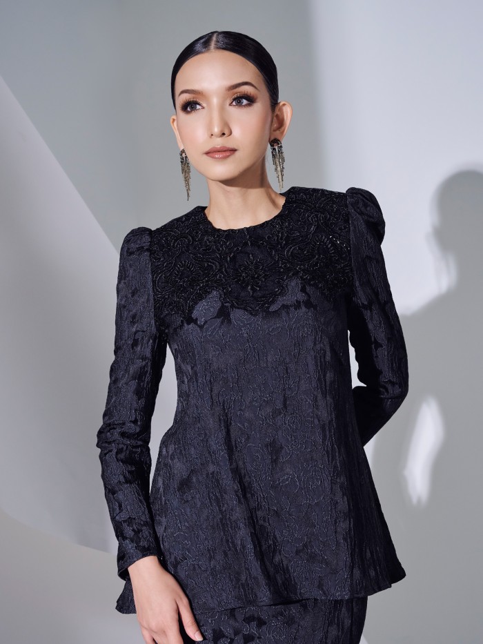 RATIYA KURUNG - BLACK