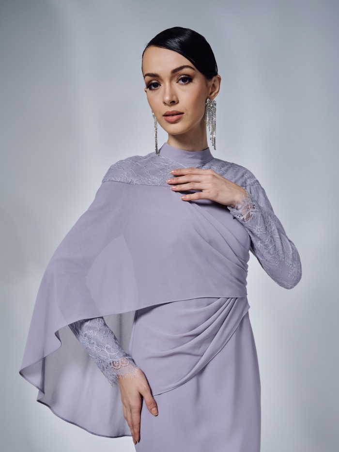 ARABELLE KURUNG - SILVER GRAY