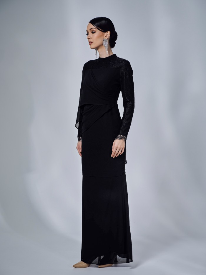 ARABELLE KURUNG - BLACK