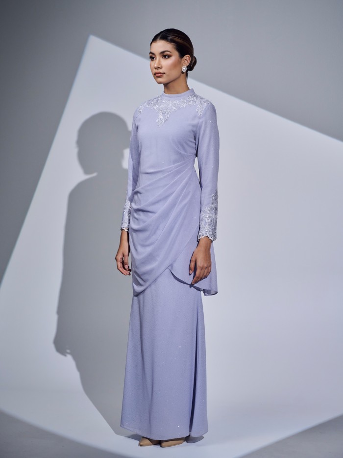 ESREETA KURUNG 2.0 - DUSTY BLUE