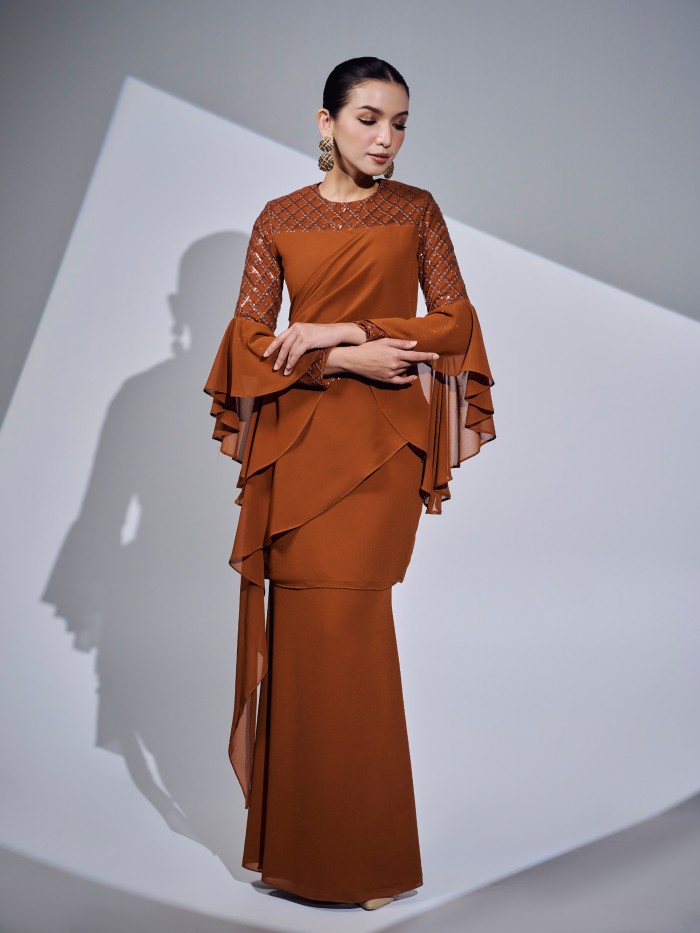 MISLIA KURUNG - BRICK ORANGE