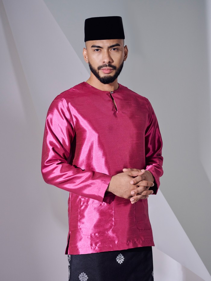 KAUFMAN BAJU MELAYU - FUCHSIA