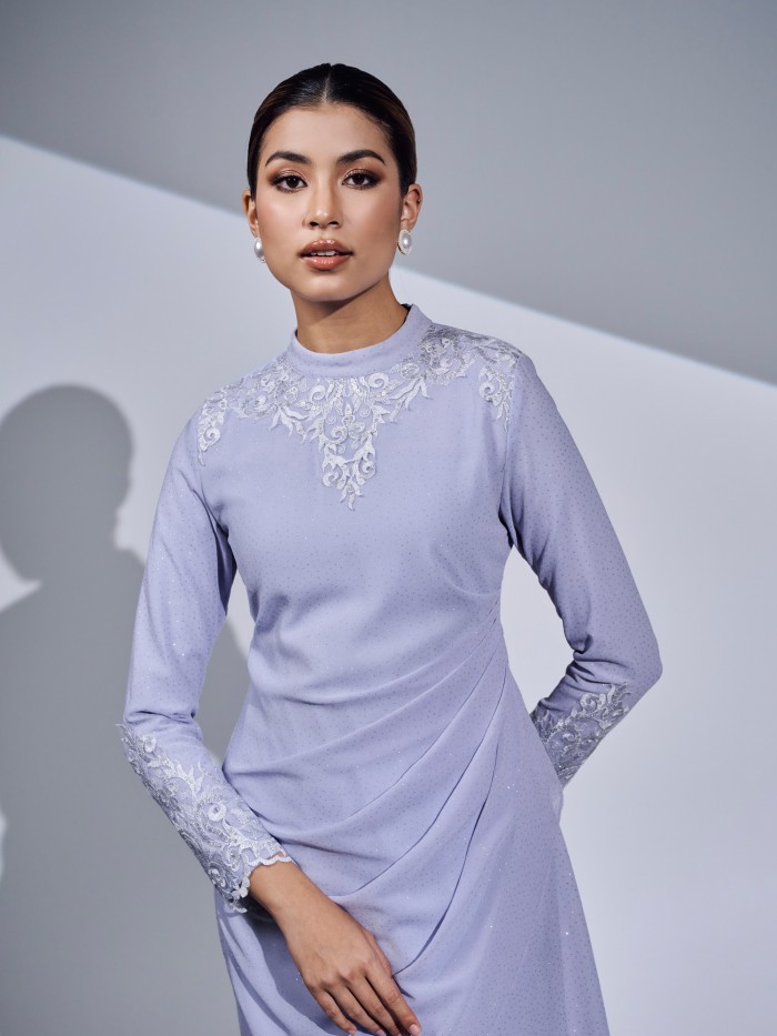 ESREETA KURUNG 2.0 - DUSTY BLUE