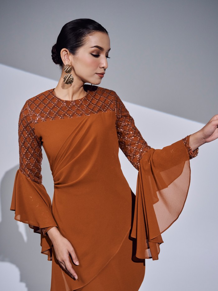 MISLIA KURUNG - BRICK ORANGE