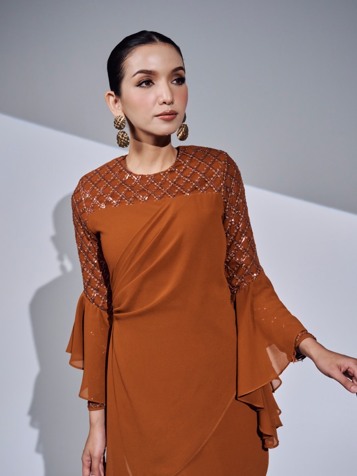 MISLIA KURUNG - BRICK ORANGE