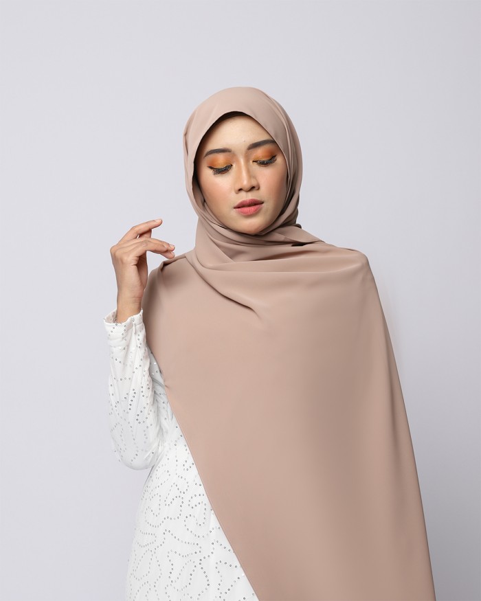 LABELLE SHAWL - NATURAL BROWN